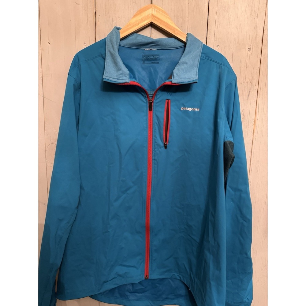 Men's Patagonia‎ Wind Shield Jacket Windrunner Full Zip Blue Size XL 199$